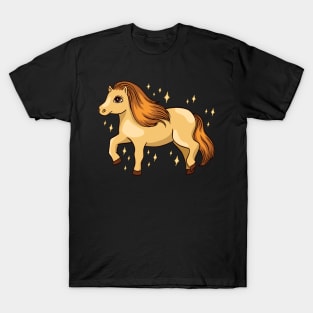 Sweet Shetland Pony Design T-Shirt